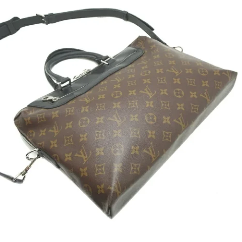 Louis Vuitton Vintage Pre-owned Fabric louis-vuitton-bags Black Heren
