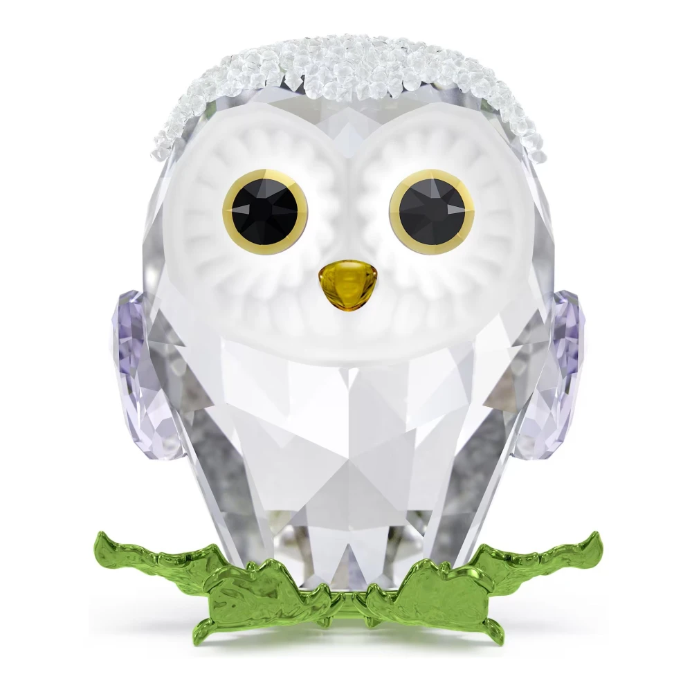 Swarovski Unisex Grigio Idyllia Baby Owl