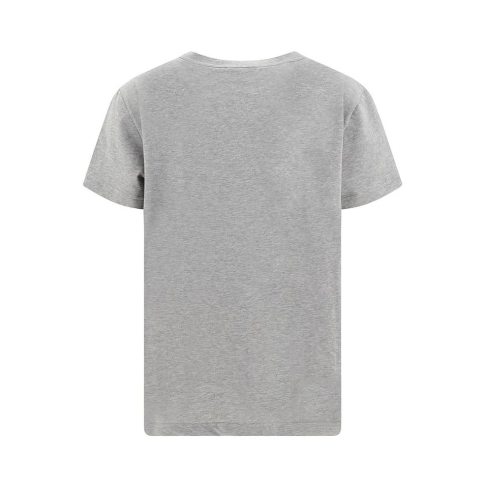 Fabiana Filippi Sprankelende Crew Neck T-shirt Gray Dames