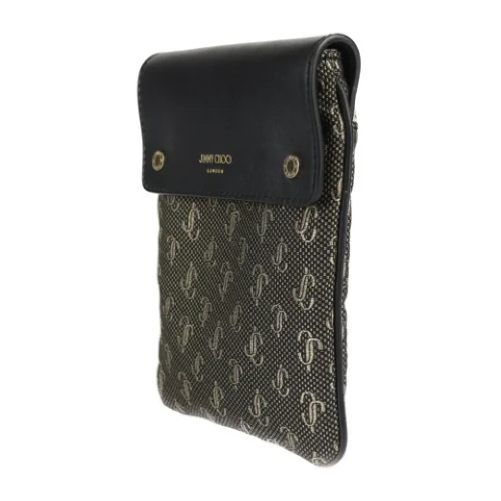 Jimmy Choo Pre-owned Leather shoulder-bags Black Dames
