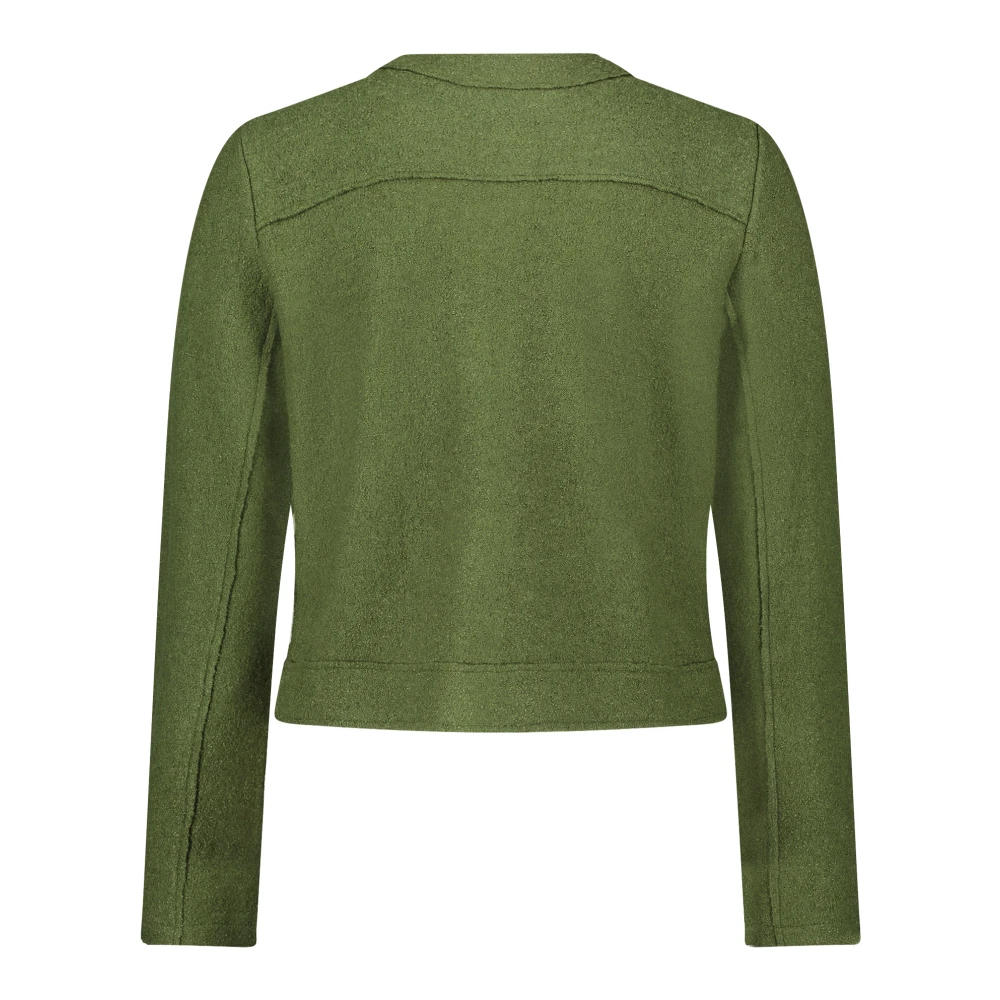 Betty Barclay Casual Blazer Jacket met Zakken Green Dames