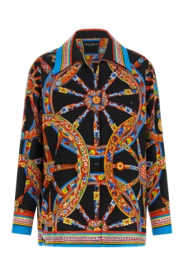 Carretto-print Poplin Hawaii Skjorta