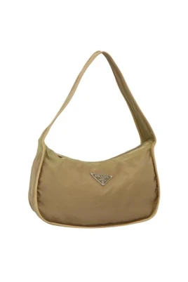 Pre-owned Vintage Nylon Axelremsväska