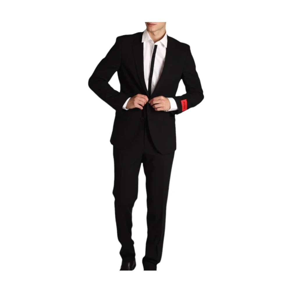 Hugo Boss Elegante Jurk voor Vrouwen Black Heren