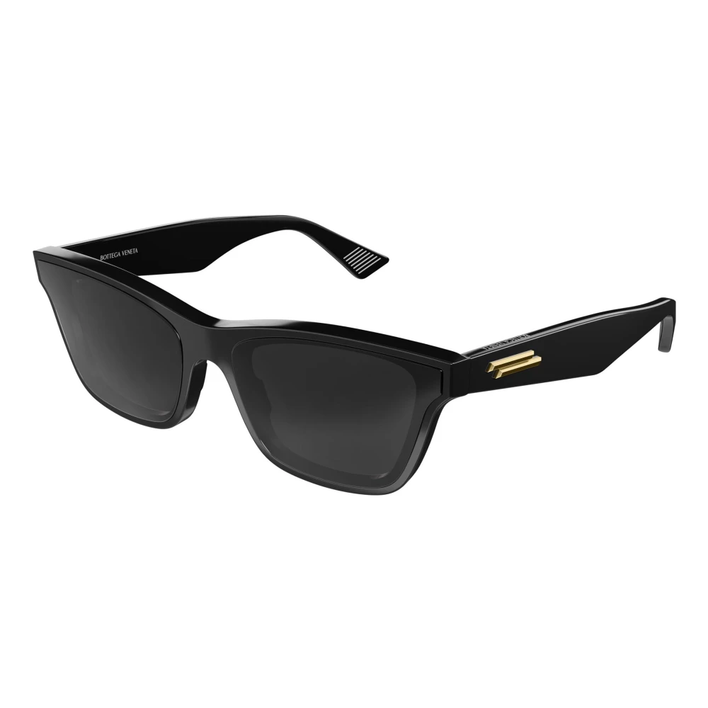 Bottega Veneta Unisex Black Sunglasses
