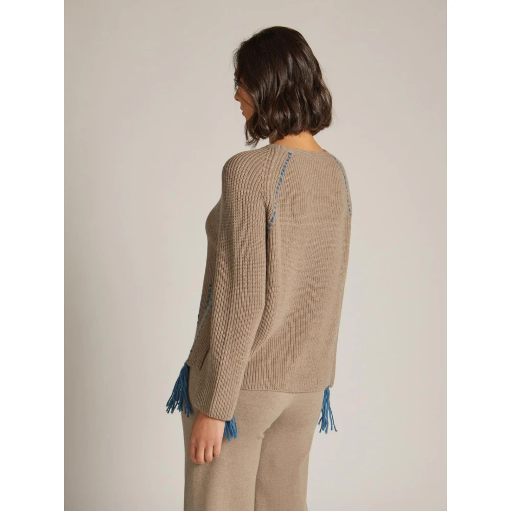 Elena Mirò Stijlvolle Shirt Beige Dames