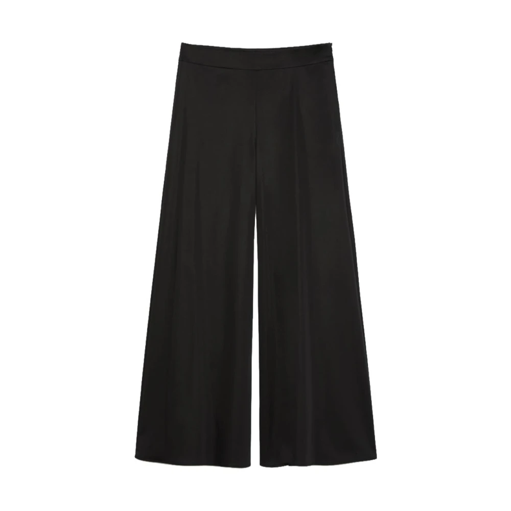 Pennyblack Vrouw Zwart Penny, Broeken Dames, Xs, Katoen, Pbprazza Wijde Broek
