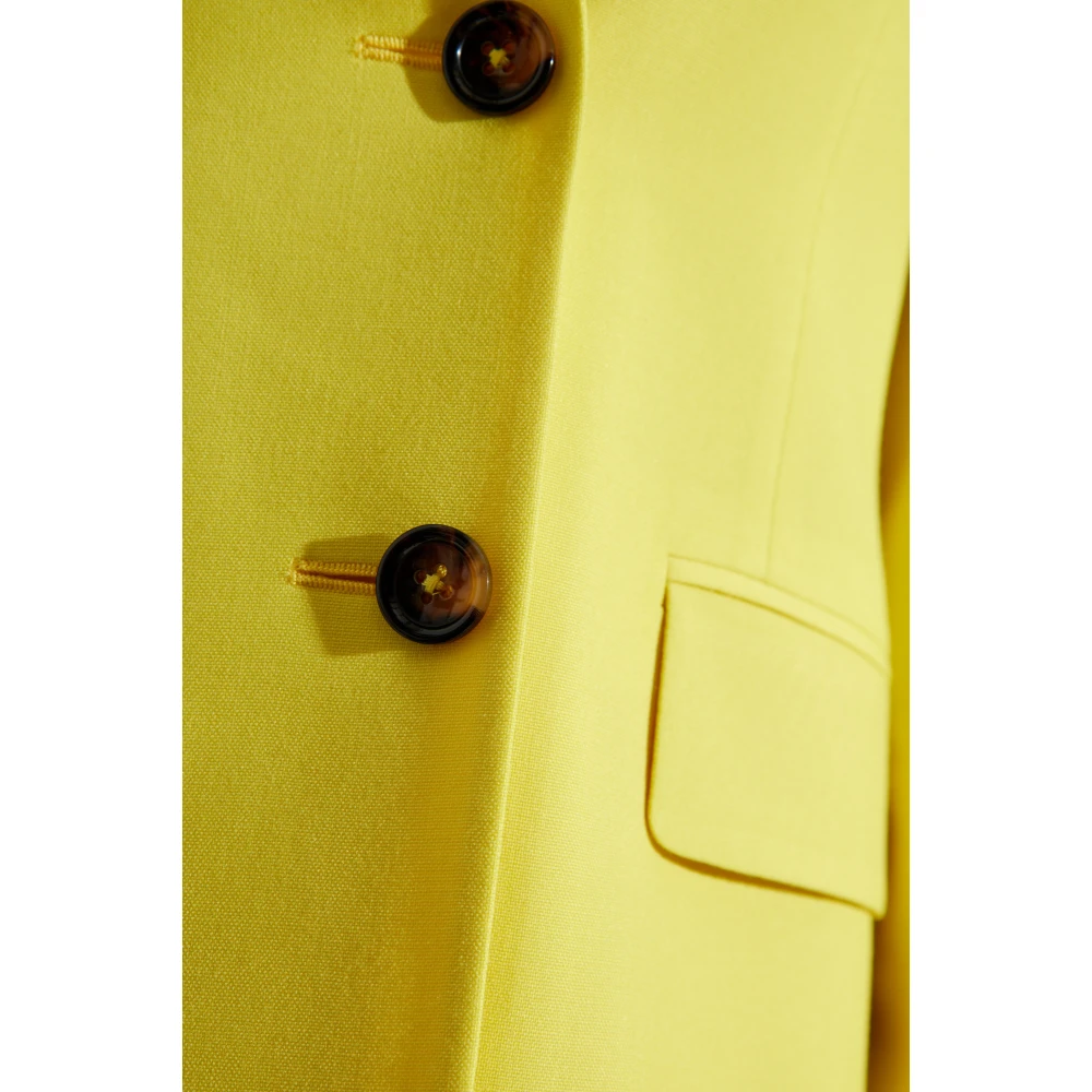 PS By Paul Smith Double-breasted blazer Yellow Dames