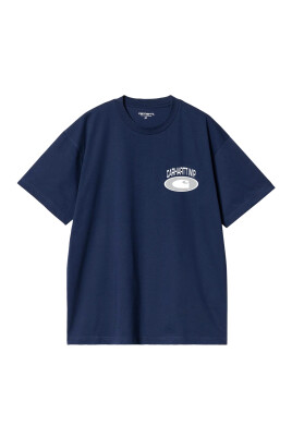 tee-shirt-bleu-imprime-graphique-coton-leger