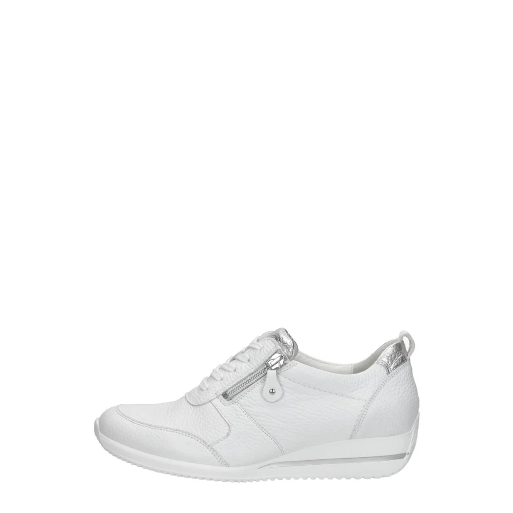 Waldläufer Himona Veterschoenen Laag Dames Schoenen Wit