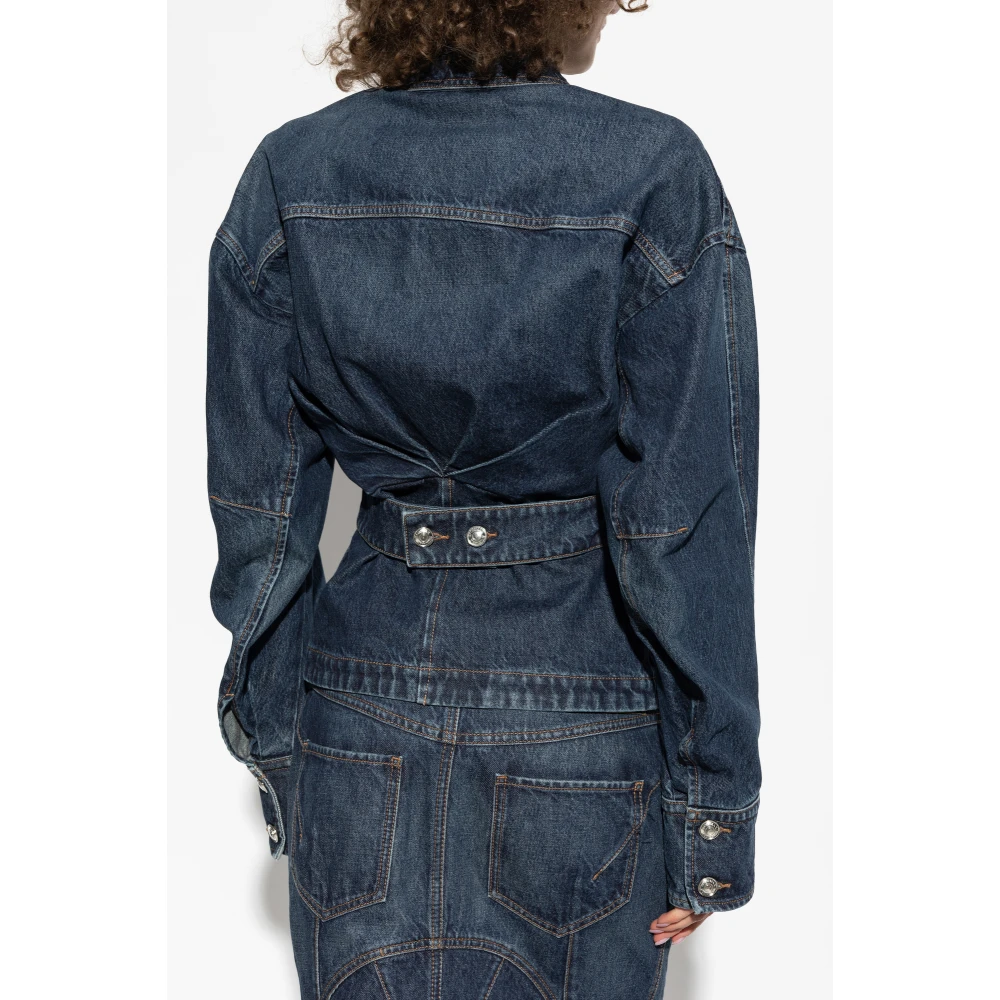 SPORTMAX Denim jas Filato Blue Dames