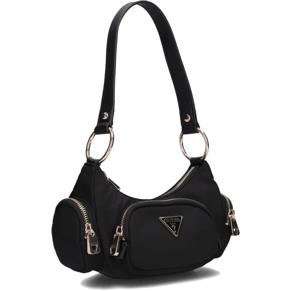 Guess Eco Gemma Mini Schoudertas Black Dames