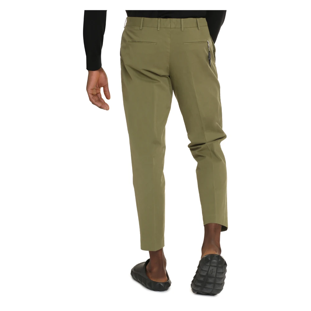 PT Torino Stretch katoenen chino broek Green Heren