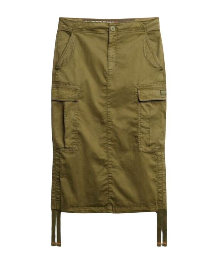 jupe-midi-cargo-vert-olive-coton
