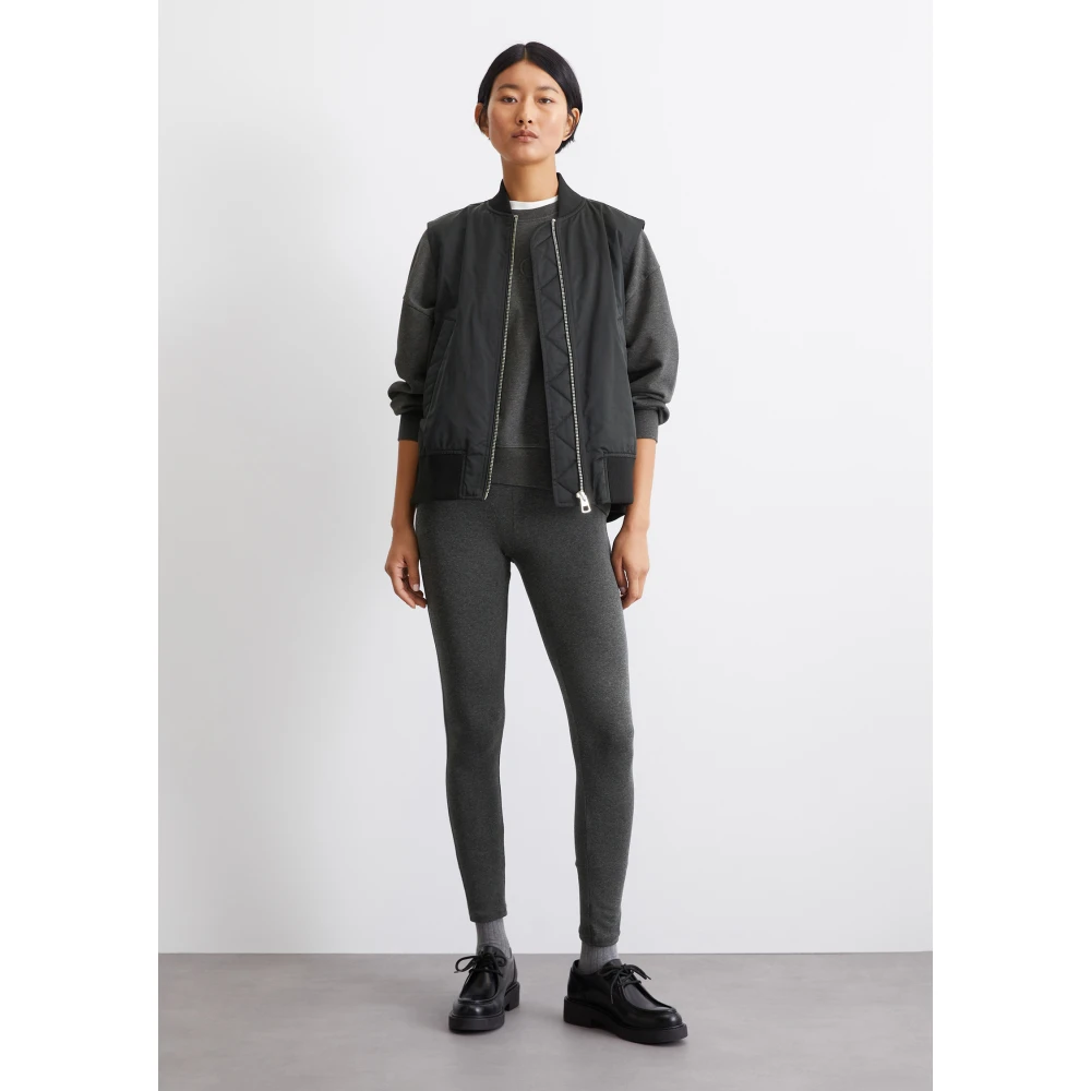 Marc O'Polo Reguliere blouson-stijl vest Black Dames