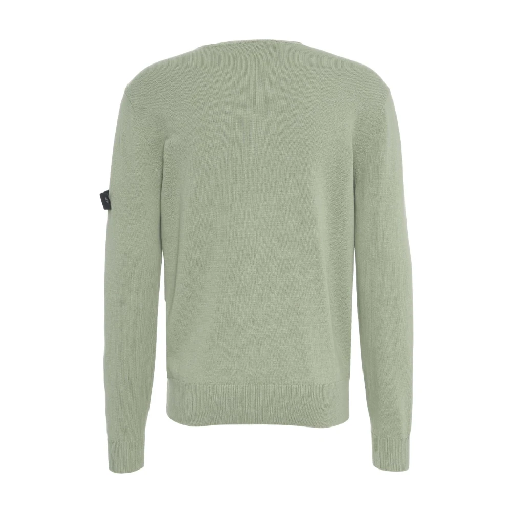 Peuterey Groene Gebreide Trui Sweater Stijlvol Comfortabele Pasvorm Green Heren