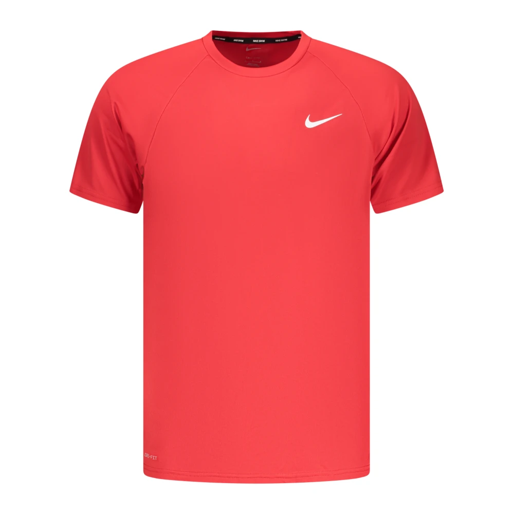 Nike , Training T-Shirts & Tops, Male, Red, Xl, Hydroguard Essential Short-Sleeve Top