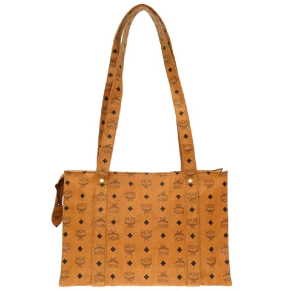 MCM Pre-owned Fabric totes Brown Dames