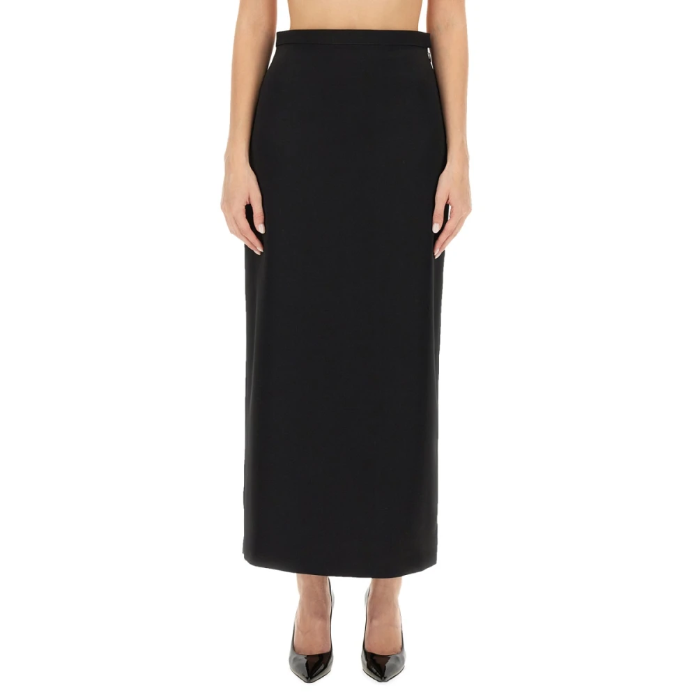 Lanvin Elegante Maxi Rok Black Dames