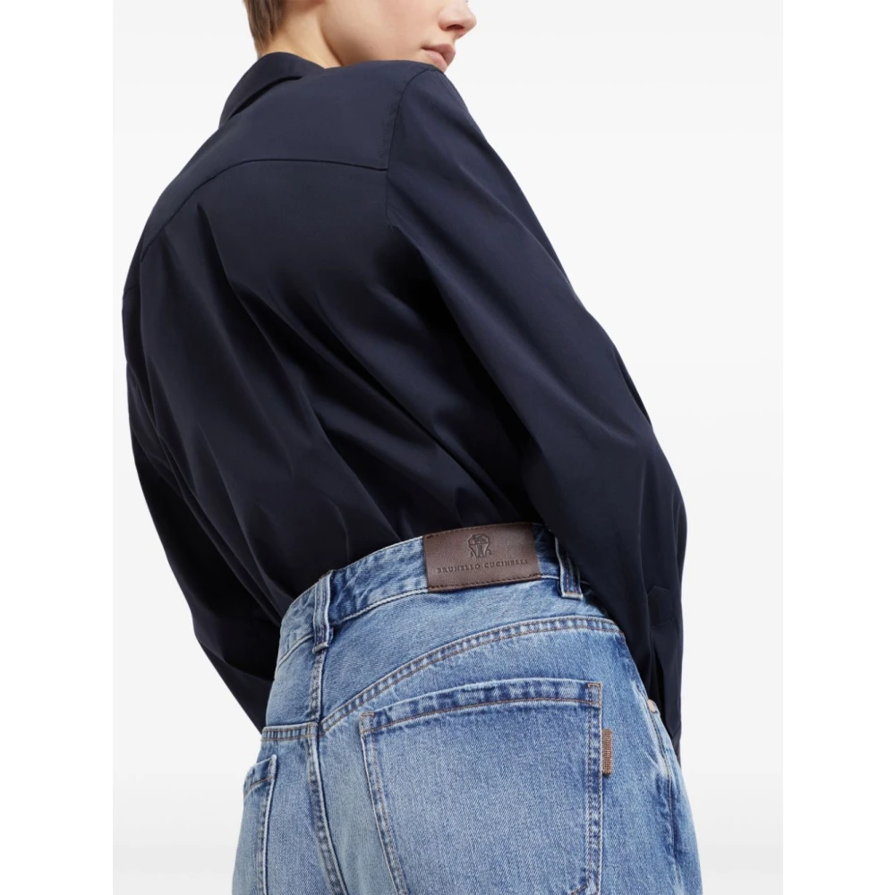 BRUNELLO CUCINELLI Stijlvolle broek voor mannen Blue Dames