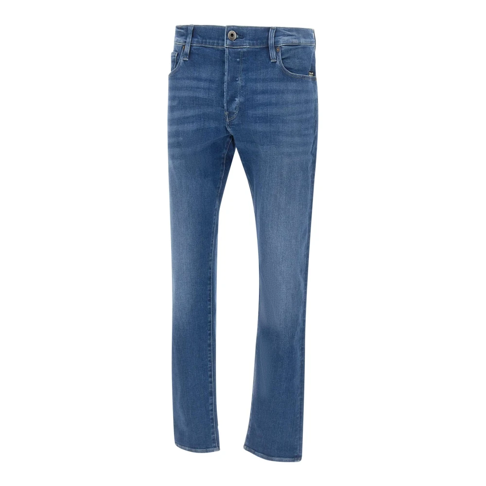 G-Star Men's Blue Straight Fit Jeans, W32 L32, 3301 Jeans