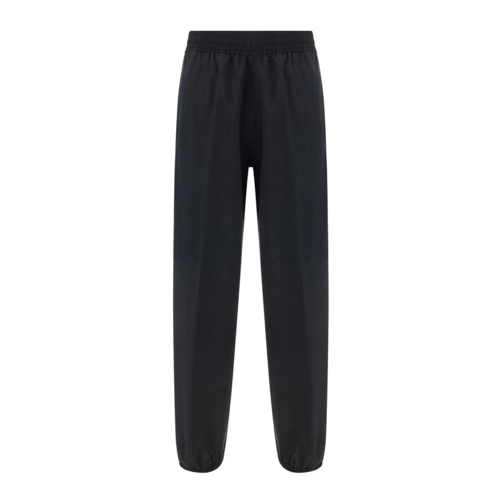 Givenchy Jogger Style Wollen Broek Elastische Tailleband Black Heren