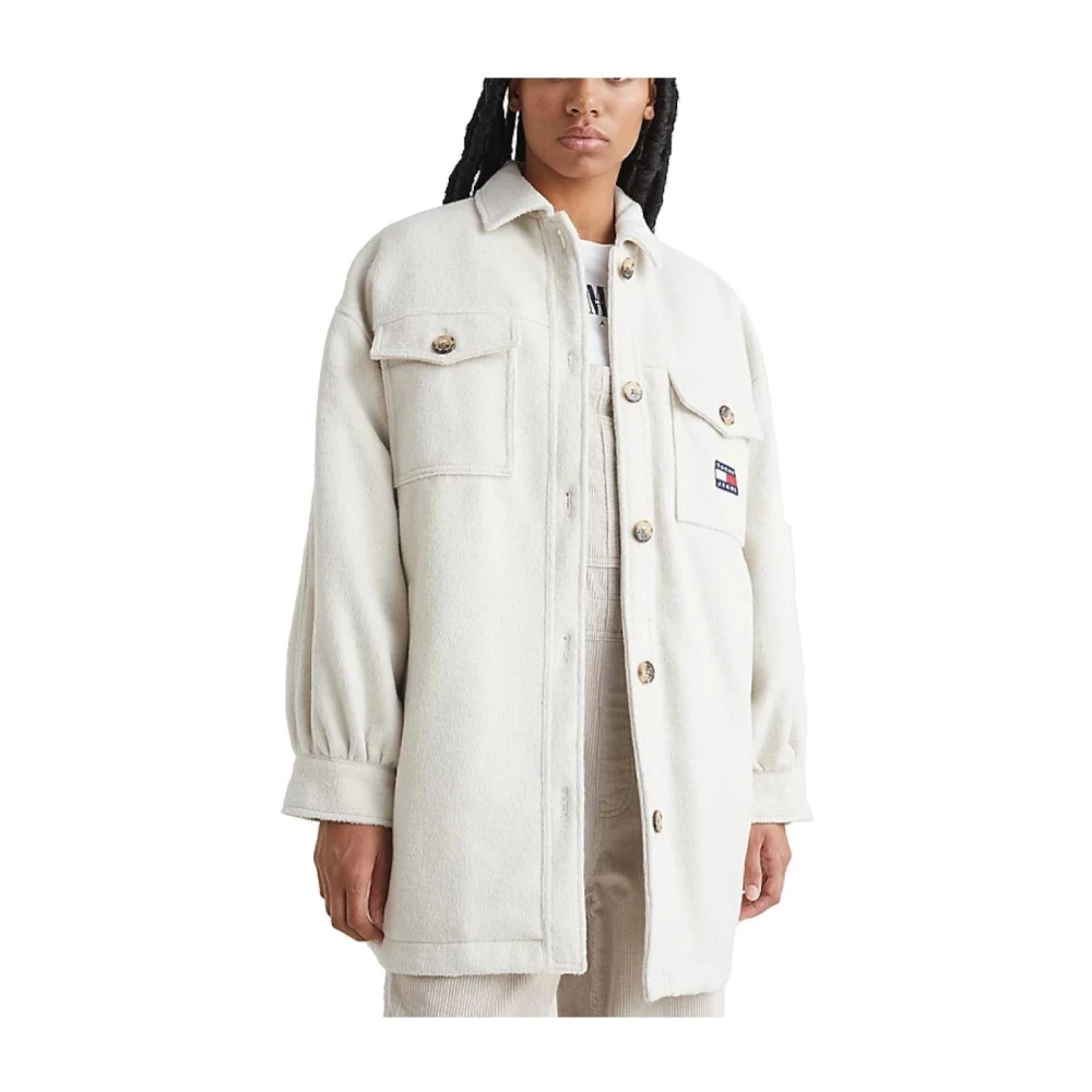 Tommy Hilfiger Women's Beige Light Jackets, S, Light Jacket