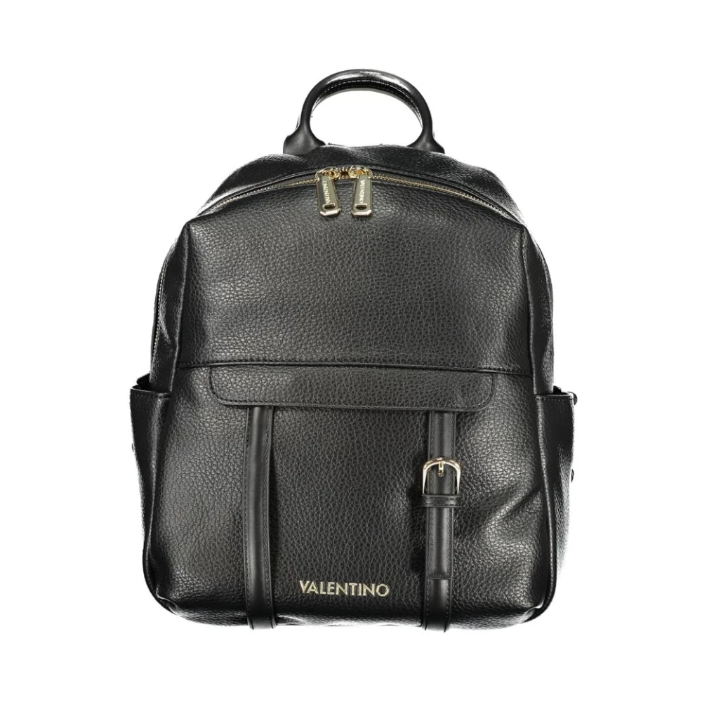 Valentino By Mario Valentino Women's Black Polyurethane Backpack