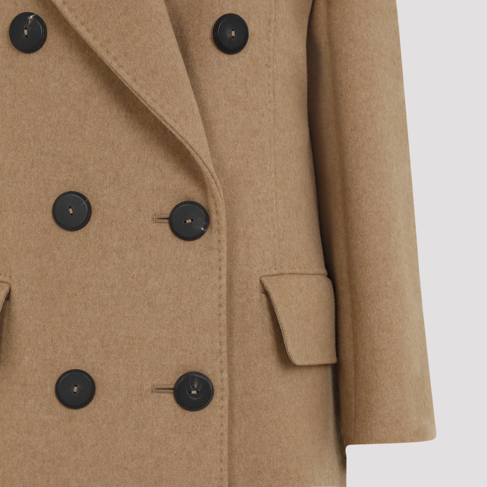Max Mara Luxe Nude Neutrals Winterjas Beige Dames