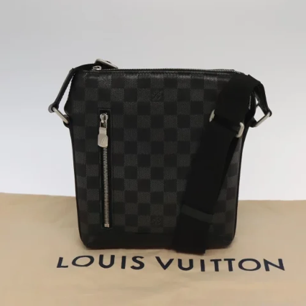Louis Vuitton Vintage Pre-owned Leather louis-vuitton-bags Black Dames