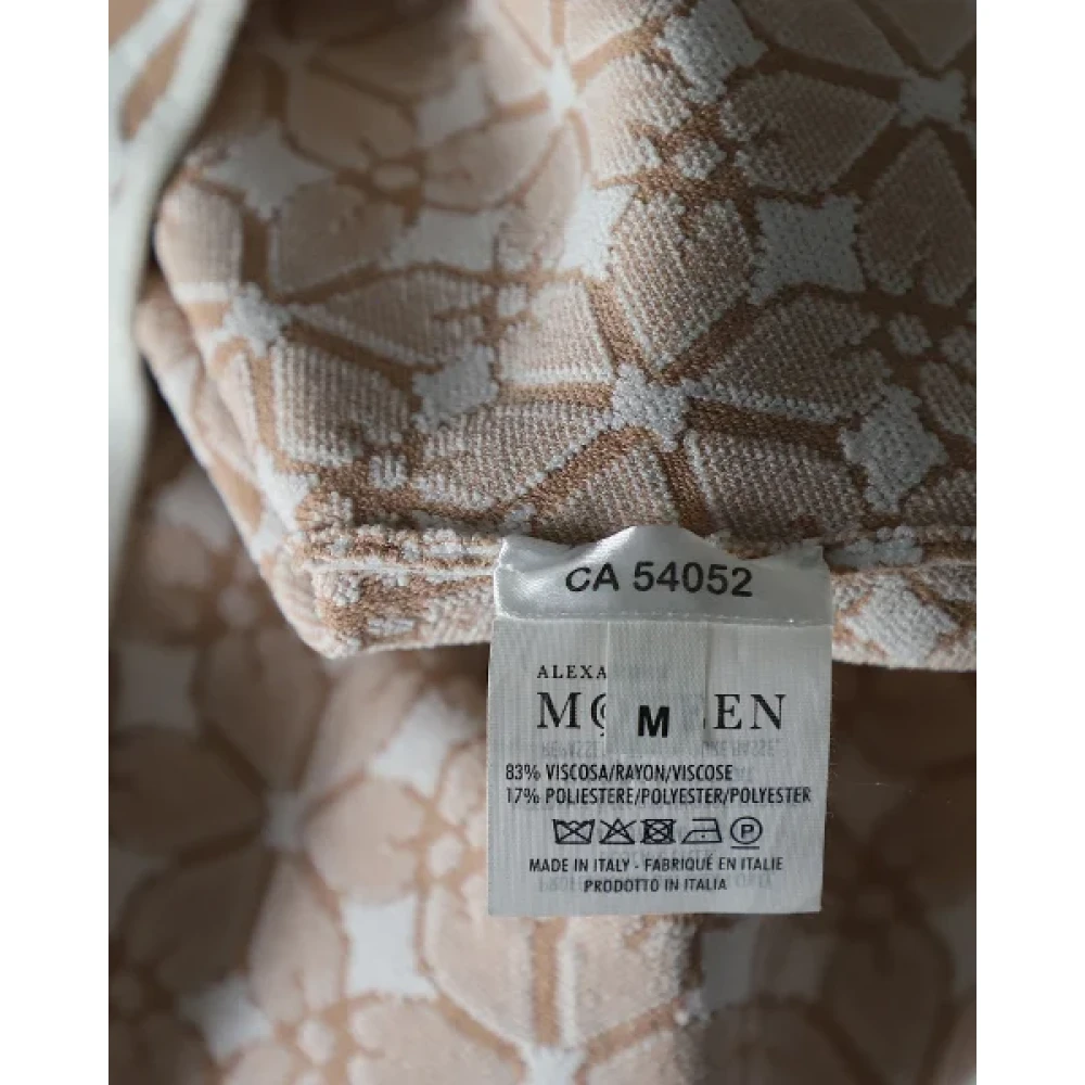 Alexander McQueen Pre-owned Fabric tops Beige Dames
