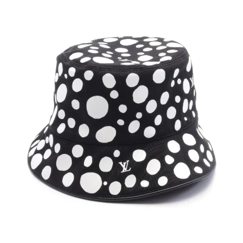 Louis Vuitton Vintage Pre-owned Cotton hats Black Dames