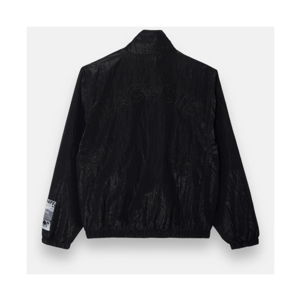 Lacoste Waterafstotende Sportsuit Jas Black Heren