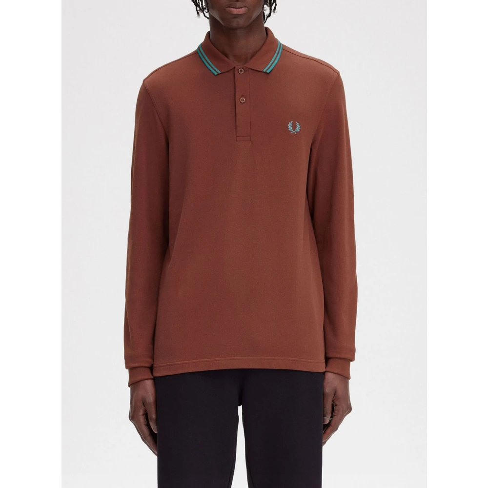 Fred Perry Whisky Brown Polo Set voor Heren Brown Heren