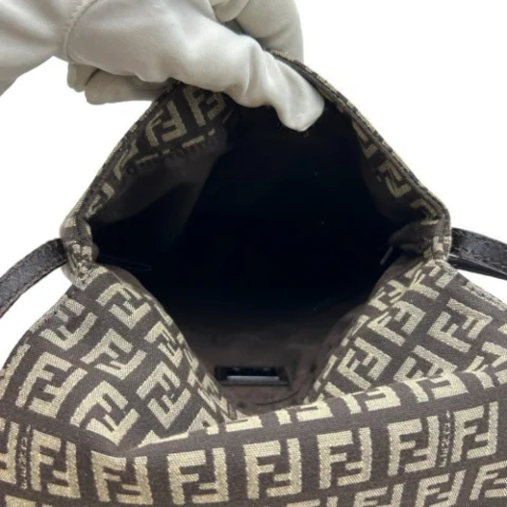 Fendi Vintage Pre-owned Canvas fendi-bags Brown Dames