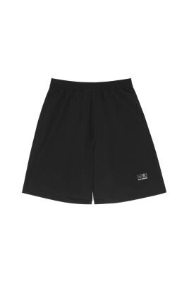 sorte-shorts-med-elastik-i-taljen-og-lommer