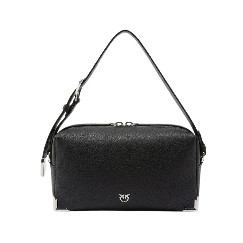 Pinko , Shoulder Bags, Female, Black, One Size, Bauletto Trittico Mini