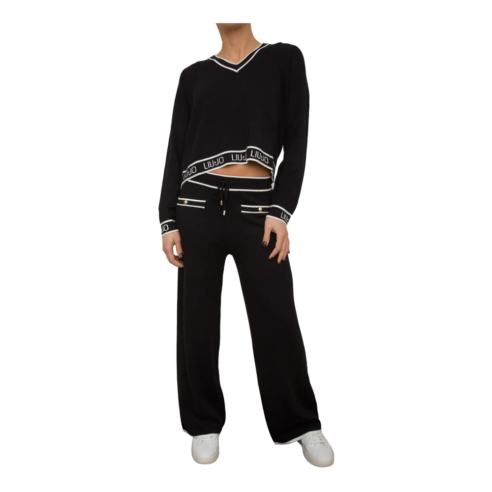 Liu Jo Zwarte broek voor stijlvolle outfits Black Dames