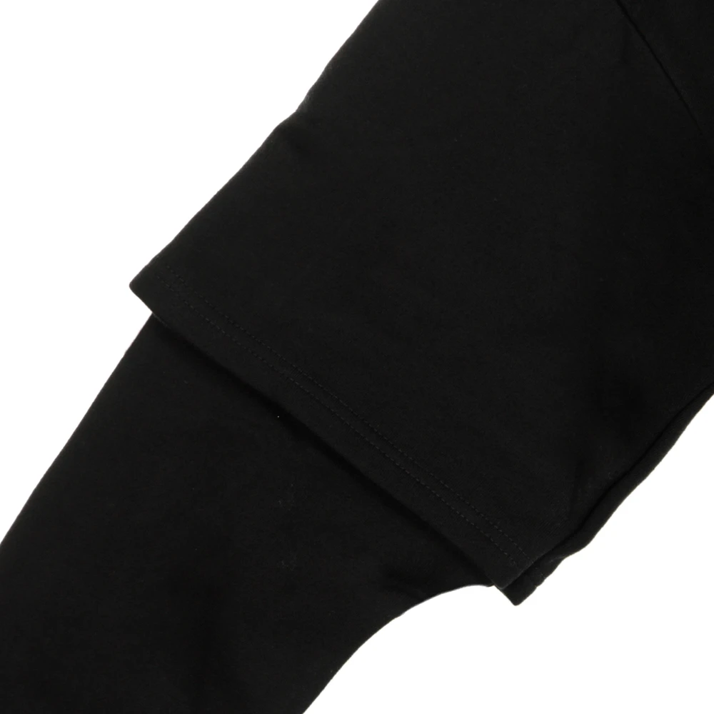 Dolly Noire Zwarte Glitch Dames Hoodie Black Dames
