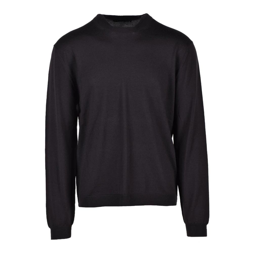 Low Brand Merino wollen trui Brown Heren