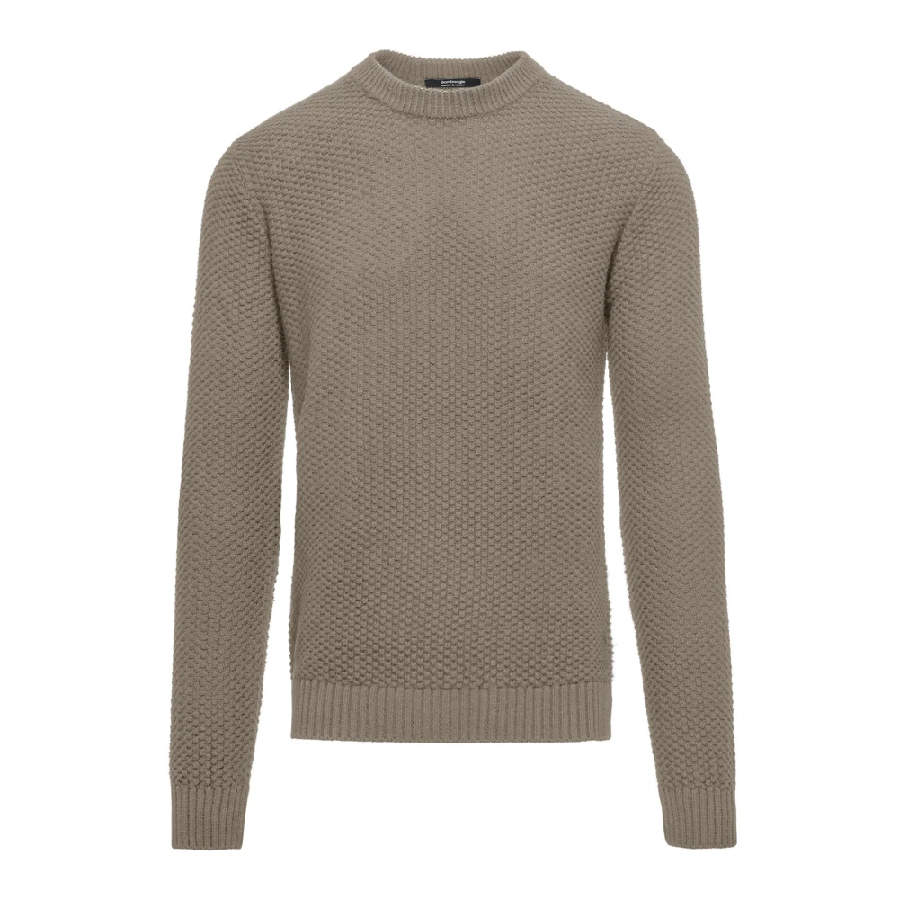 BomBoogie Warme Crew Neck Sweater Gray Heren