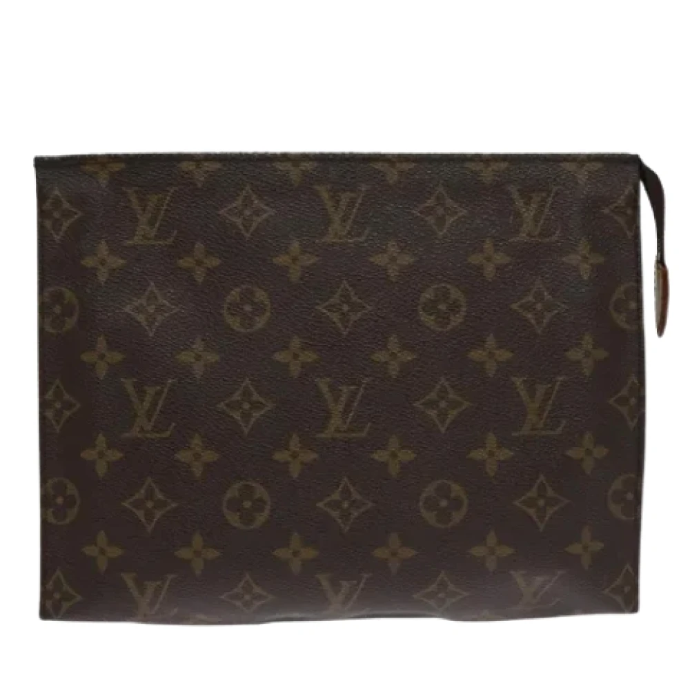 Louis Vuitton Vintage Pre-owned Canvas clutches Brown Dames