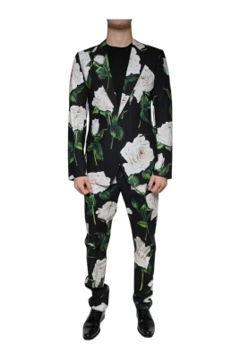 Blommig Slim Fit Kostym
