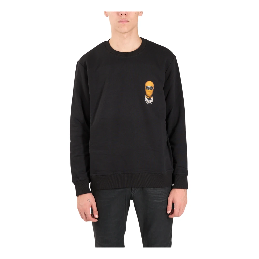 IH NOM UH NIT Kleine Masker Sweater Black Heren