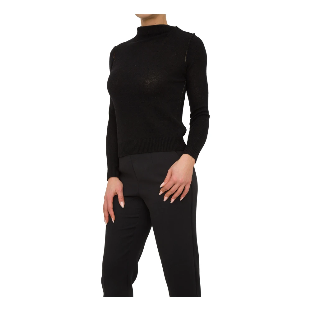 Nenette Zwarte Coltrui Black Dames