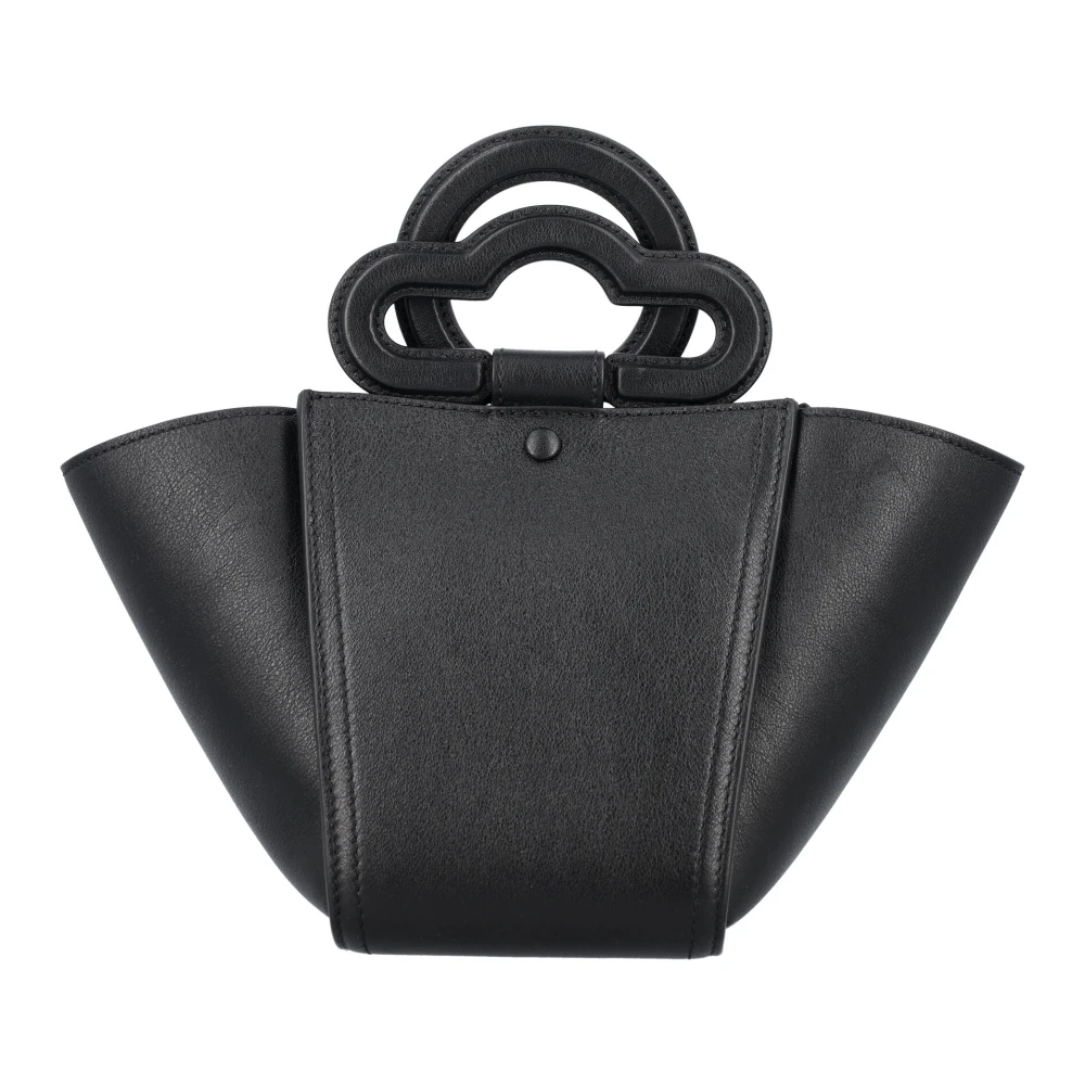 Mulberry Silky Calf Top Handle Mini Tas Black Dames