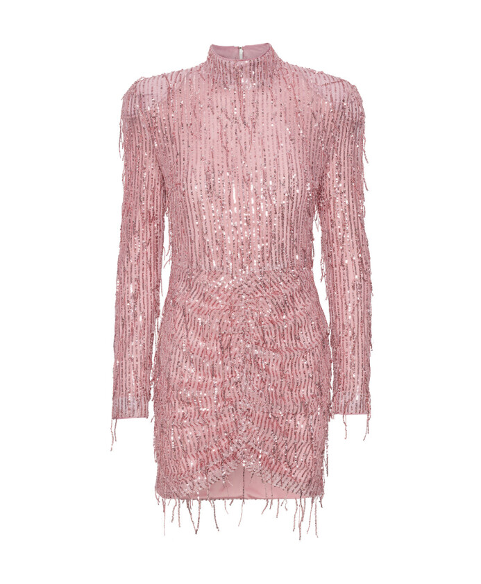 sequin-fringe-mini-dress