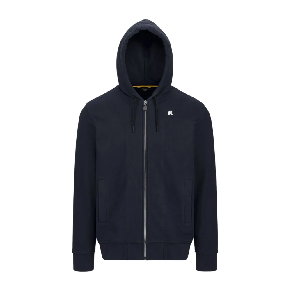 K-Way Uomo Blu Felpe, M, New,