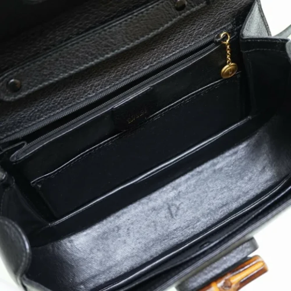 Gucci Vintage Pre-owned Fabric gucci-bags Black Dames