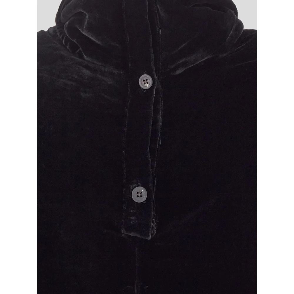 Rick Owens Zijden Viscose T-top Black Dames